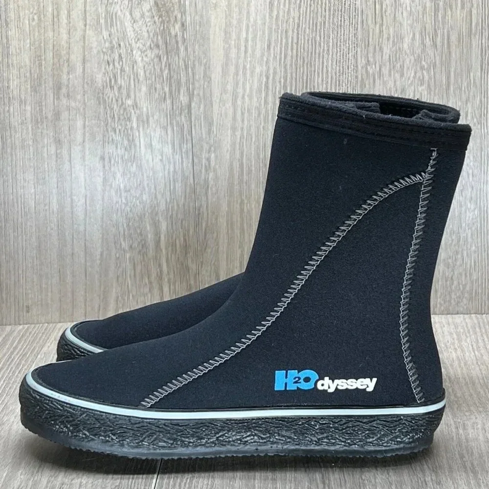 H2Odyssey Scuba Diving Boots Unisex Supra M5 W6 5mm Zippered Neoprene Black - Picture 3 of 10
